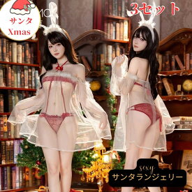 サンタ コスチューム セクシー サンタコス 穴あき 過激 コスプレ カチューシャ付き なりきり ランジェリー クリスマス かわいい サンタクロース コス 下着 衣装 仮装 レディース 大人 女性 余興 パーティー イベント 送料無料 翌日配達 fxy698