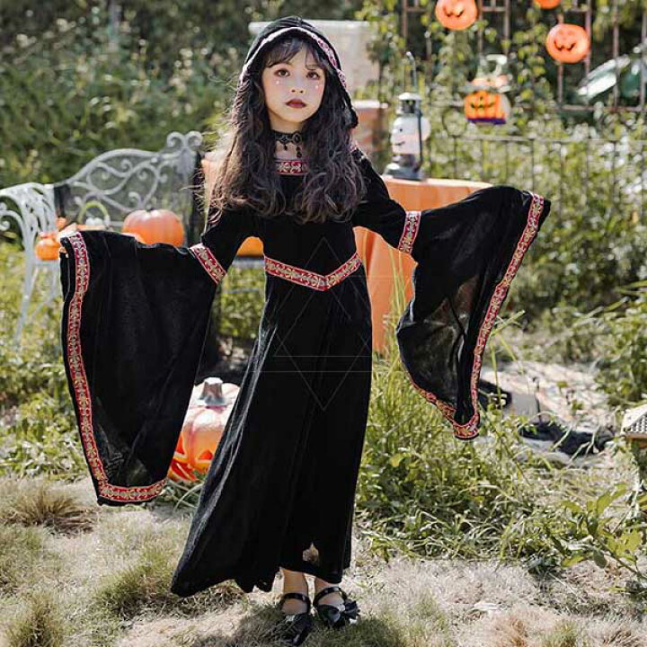✨1点限り✨ ハロウィン 仮装 子供 女の子 吸血鬼 ドラキュラ コスプレ 通販