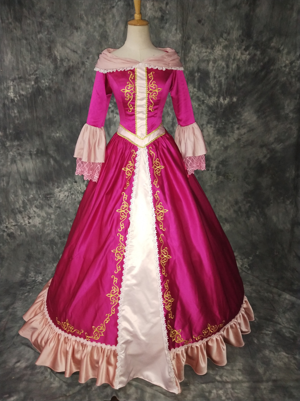 プリンセス ワンピース コスプレ衣装 レディース 大人 童話 キャラクター 仮装 ロングドレス ハロウイン