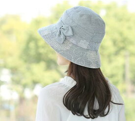 シニア 帽子 春夏 婦人帽子 中高年の帽子 レディース バケットハット 日よけ お花飾り エレガント日焼け止め 和風 つば広 小顔効果 紫外線対策 おばあちゃん お母さん 中年 年配 高齢者 プレゼント お出かけ 散歩 旅行 レッド