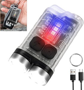 �~�j�����d�� LED USB-C�[�d�� �L�[�z���_�[�� �����^ �R�p ���� �h�� IP65 �}�O�l�b�g���� ���邢 �y��33g 1.5m�ϏՌ� 6�̓_�����[�h �h�� ��d�΍� �ً}�p ��ނ� �L�����v ��Ɨp (1�Z�b�g)