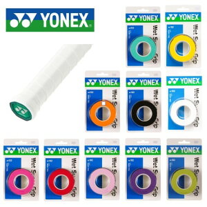 YONEX ���l�b�N�X �E�F�b�g�X�[�p�[�O���b�v 3�{�� AC102 �E�F�b�g�^�C�v ���ڑΉ� �z�� �����Ƃ� ����1200mm ����0.6mm �I�[�o�[�O���b�v ����~�� �N�b�V���� WET SUPER GRIP