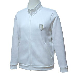 SALE セール 30%OFF アウトレット Loeuf ルフ テニス テニスウェア アウター ジャケット 防寒 裏起毛 型押しジャケット 秋 冬 上着 ブラック グレー ホワイト シンプル トレーニング 日本製 326JAA