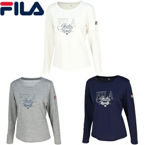 フィラ FILA テニスウェア レディース ロングスリーブグラフィックTシャツ EL0209 2025FW