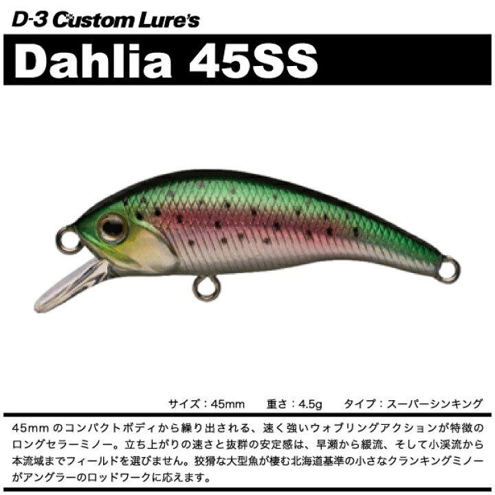 楽天市場】【ルアー】D3 Custom Lure 