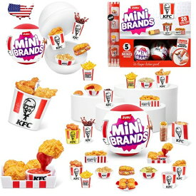 zuru カプセルトイ ケンタッキー ミニチュア ガチャガチャ ZURU 5 SURPRISE KFC MINI BRANDS おもちゃ 食玩 ファーストフード 大人買い ガチャ キット フィギュア ミニチュア小物 アメトイ カプセル アメリカ 海外版 カプセルトイ アメリカン雑貨 アメリカ雑貨 面白雑貨