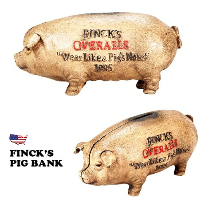 楽天市場】置物 フィンクス ぶた FINCKS PIG アンティーク アメリカン 