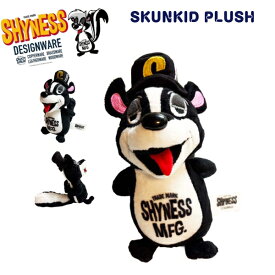 SHYNESS SKUNKID ぬいぐるみ キャラクター 高さ18cm プラッシュ ふわふわ かわいい アメリカン雑貨 アメリカ雑貨 動物 可愛い