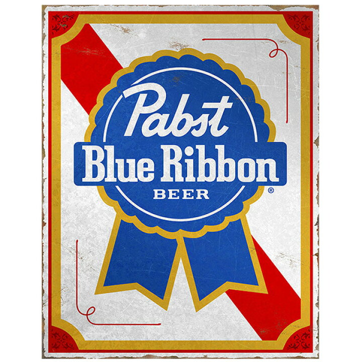 楽天市場】パブストビール ブリキ看板 アメリカン アメリカン雑貨 