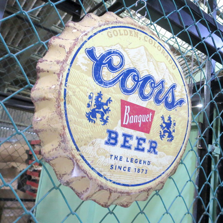 楽天市場】クアーズビール ブリキ看板 アメリカン アメリカン雑貨 