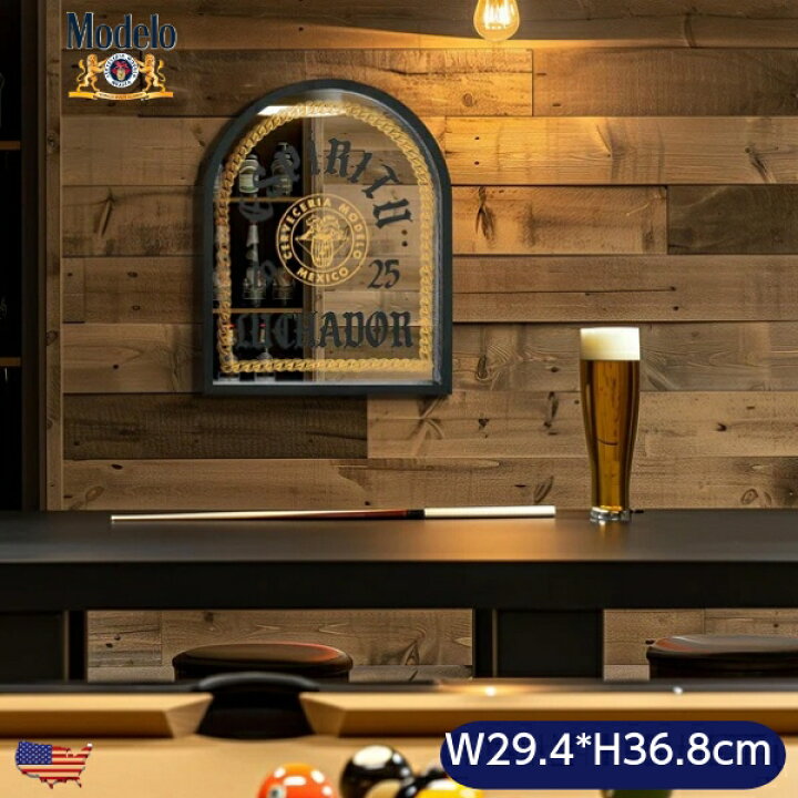 楽天市場】モデロ ビール 壁掛け 鏡 パブミラー アメリカン雑貨 壁掛け 