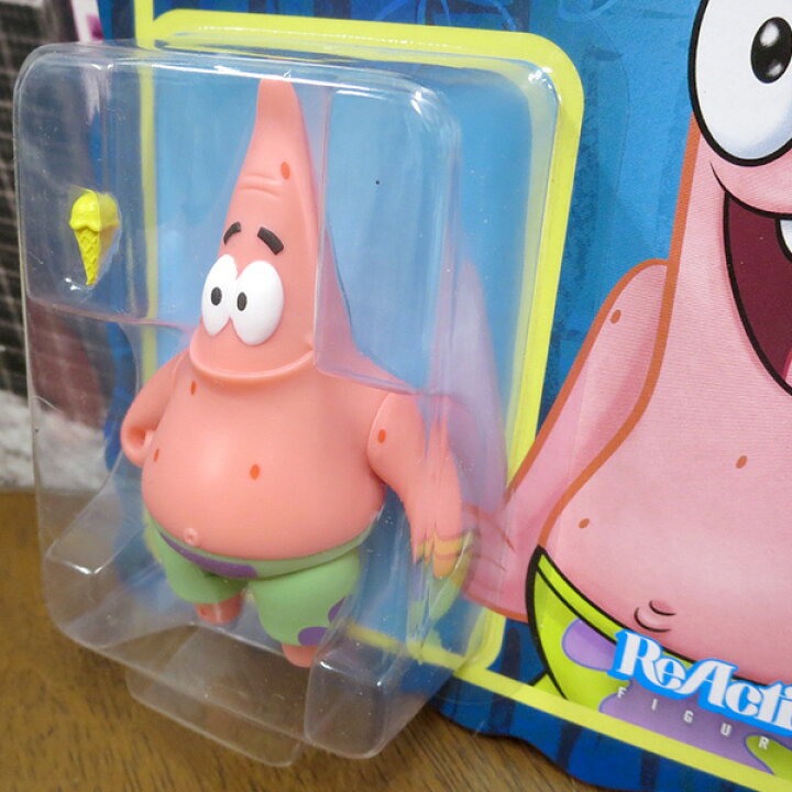 Super 7 Squarepants Figure Reaction Spongebob フィギュア Stp S7 Pat 01 Patrick スポンジボブ Super 7 Squarepants Figure Reaction Spongebob フィギュア Stp S7 Pat 01 Patrick スポンジボブ