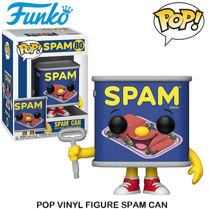 楽天市場 ファンコポップ ファンコ Pop フィギュア スパム缶 Pop Icons Vinyl Figure Spam Can ライセンス品 キャラクター 人形 おもちゃ アメトイ アメリカン雑貨 アメリカ雑貨 通販 かわいい おしゃれ Fun Funny ミニカー アメリカ雑貨