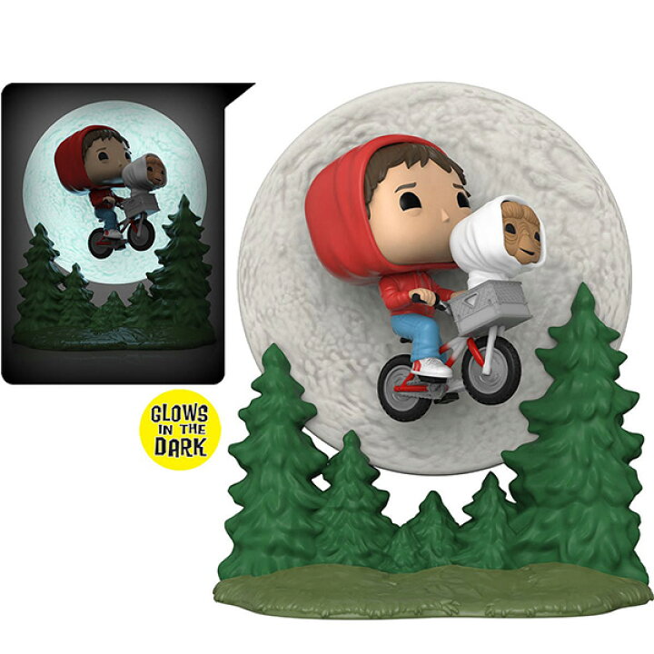 楽天市場】ファンコポップ E.T.フィギュア e.t.とエリオット 自転車 