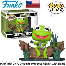 ファンコポップ マペット カーミット バンジョー フィギュア アメトイ アメリカン雑貨 FUNKO POP! DELUXE VINYLE FIGURE The Muppets Kermit with Banjo カエル キャラクター ディズニー セサミストリート