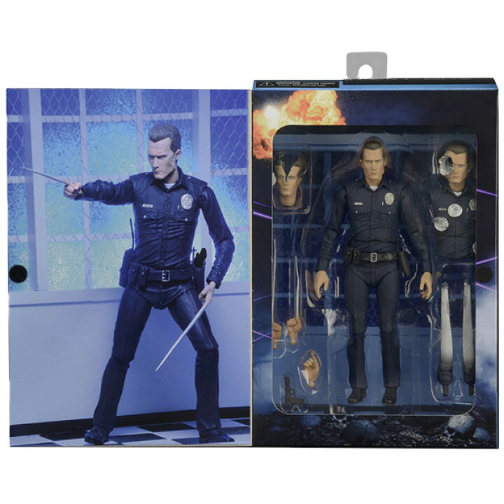 楽天市場】ターミネーター2 7inch アクションフィギュア T-1000 NECA 