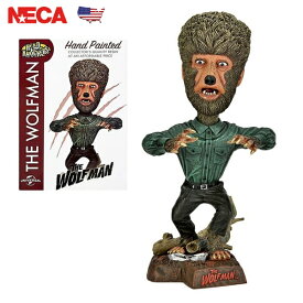 ユニバーサル モンスターズ フィギュア ウルフマン 狼男 ヘッドノッカー NECA ネカ the wolf man 映画 人形 キャラクター アメトイ ホラー映画 SF 映画 グッズ アメリカン雑貨 アメリカ雑貨 父の日 プレゼント ギフト