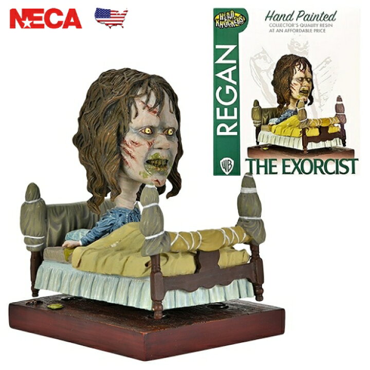 楽天市場】エクソシスト リーガン フィギュア ヘッドノッカー NECA 