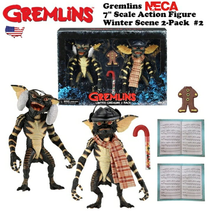 楽天市場】グレムリン フィギュア NECA 7インチ アクションフィギュア 