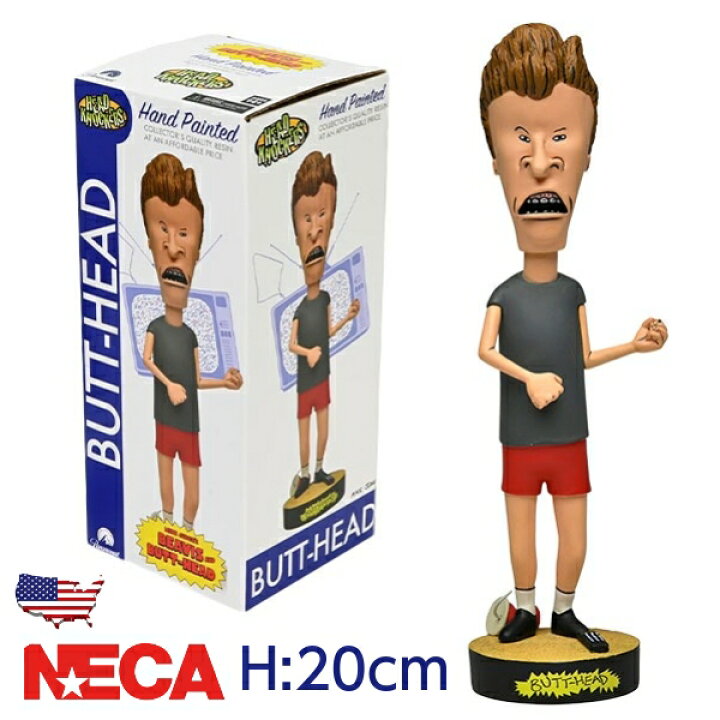 楽天市場】NECA ビーバス＆バットヘッド バットヘッド フィギュア 