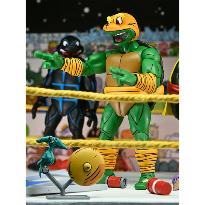 楽天市場】NECA タートルズ フィギュア 4体セット 7インチ レオナルド 