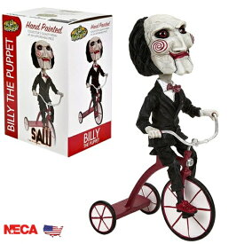 映画 ソウ SAW ビリー人形 フィギュア ヘッドノッカー ネカ NECA ホラー映画 グッズ ビリー アメリカン雑貨 アメリカ雑貨 キャラクター 04693 ボビングヘッド アメトイ BILLY 首振り人形