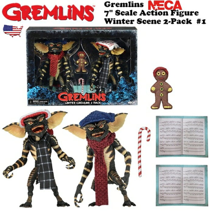 楽天市場】グレムリン フィギュア NECA 7インチ アクションフィギュア 