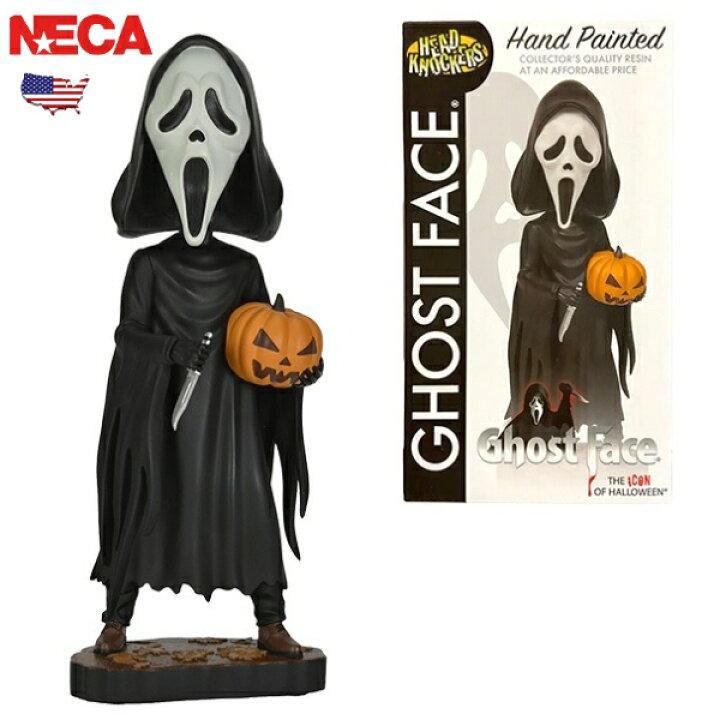 楽天市場】ゴーストフェイス フィギュア ヘッドノッカー NECA ネカ 