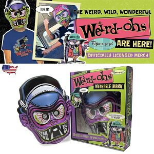 ���� �n���E�B�� �C���e���A ���� �E�C�A�[�h�E �I�[�̃E�H�[���f�R �}�X�N Weird-ohs WEARABLE MASK DAVEY BURPLE PURPLE �n���E�B�� ���� �R�X�v�� �Ǐ��� ��l ���Ղ� �R�X�`���[�� �n���E�B�[�� �O�b