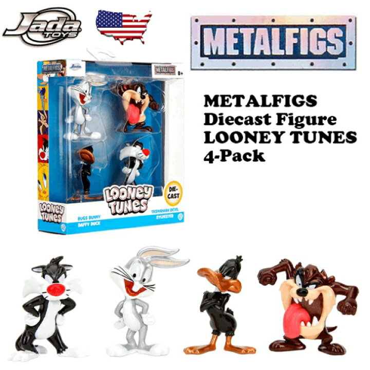 楽天市場】ルーニーテューンズ フィギュア 4個セット Jada Toys 