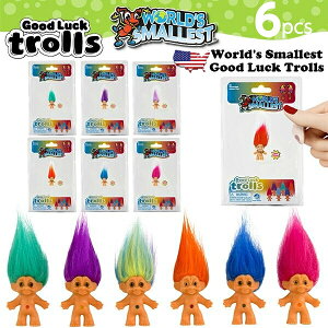 g[ }CN tBMA 6̃Zbg WORLD'S SMALLEST MICRO FIGURE TROLLS AgC d ~j`A WI} AJG AJG l` COAi G ʔG