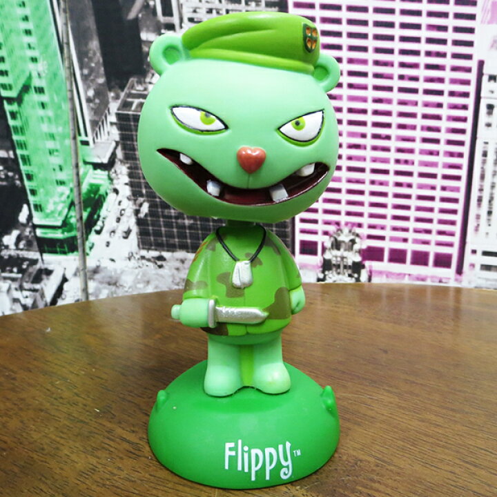 楽天市場 Funko ファンコ フィギュア ハッピーツリーフレンズ ボビングヘッド フリッピー 約h160mm キャラクター 首振り 人形 おもちゃ ハピツリ アメトイ アメリカン雑貨 クリスマスプレゼント Fun Funny ミニカー アメリカ雑貨