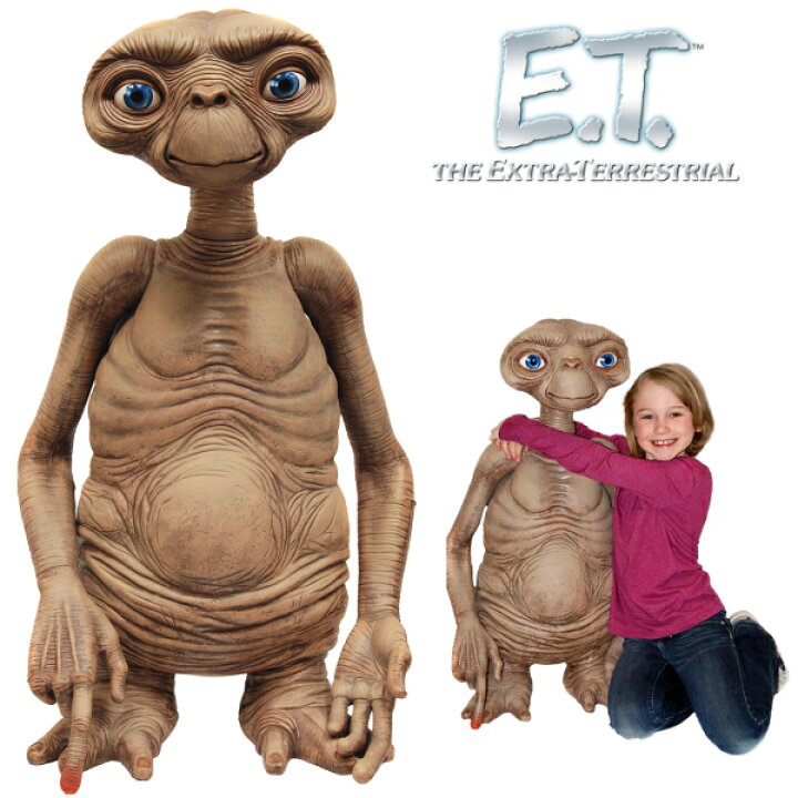 楽天市場】NECA E.T. 映画の撮影用 等身大 フィギュア 87cm スタント  