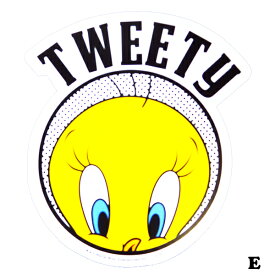 トゥイーティー グッズ クリア ステッカー E 日本製トゥイ―ティー 雑貨 トゥイティー tweety キャラクター ルーニーテューンズ かわいい アメリカ雑貨 アメリカン雑貨
