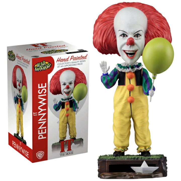 楽天市場】NECA イット IT ペニーワイズ (1990) ヘッドノッカー 