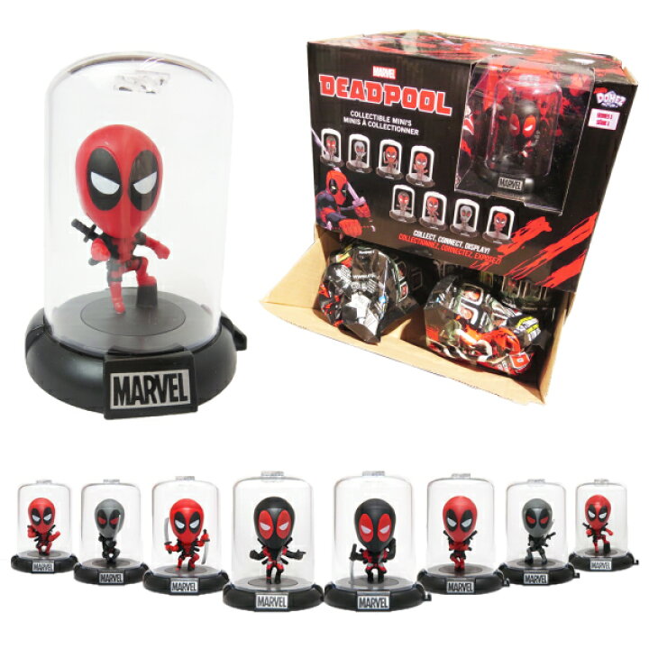 楽天市場 送料無料 Marvel デッドプール ドームズミニボビング フィギュア 24個入り Deadpool Domez マーベルキャラクターのミニフィギュア おもちゃ Fun Funny ミニカー アメリカ雑貨