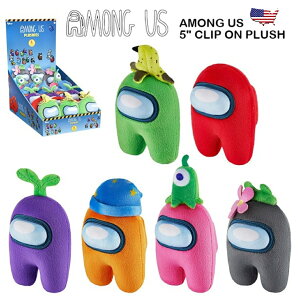 A}OAX ʂ 6Zbg AMONG US ObY 13cm C|X^[ Q[ LN^[ AJG AJG lT l` AgC h[