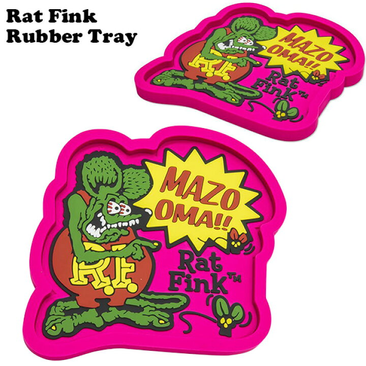 楽天市場 ラットフィンク ラバー トレイ ラットフィンク グッズ ムーンアイズ アメキャラ Rat Fink 小物入れ 収納用品 コースター 卓上 車 鍵 キー 小物トレイ アクセサリートレイ 収納 玄関鍵置き 鍵置き トレイ キャラクター アメリカ アメリカン雑貨 おしゃれ ネズミ