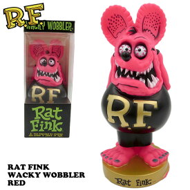 ラットフィンク フィギュア ファンコ ボビングヘッド レッド フィギュア 首振り人形 rat fink 特大 レア 大きい 車 アメリカ雑貨 アメリカン雑貨 funko アメキャラ Rat Fink ラットフィンク グッズ クリスマスプレゼント ギフト 飾り クリスマス 海外輸入品
