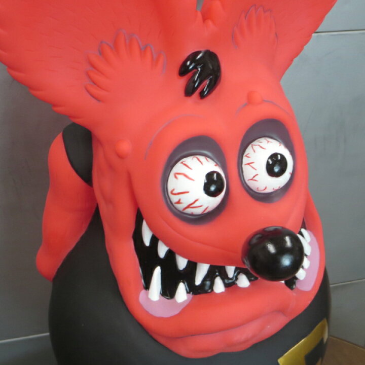 楽天市場】ファンコ ラットフィンク フィギュア 特大 レッド ジャンボ 