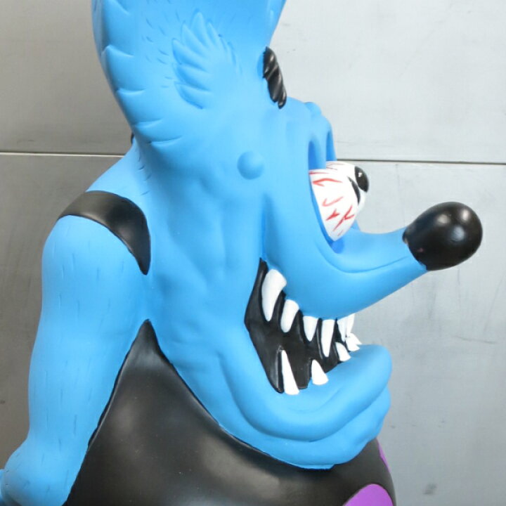 楽天市場】ファンコ ラットフィンク フィギュア 特大 ブルー ジャンボ 