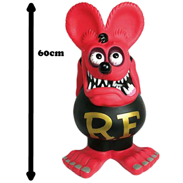 楽天市場】ファンコ ラットフィンク フィギュア 特大 レッド ジャンボ 