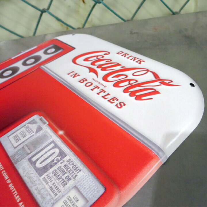 楽天市場】コカコーラ 看板 自販機 ブリキ看板 コカコーラ グッズ 