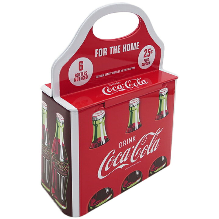 楽天市場】コカコーラ グッズ ボトルキャリアー ティン ケース  