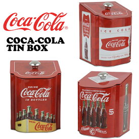 コカコーラ ティン コンテナー 3点セット COCA COLA ブリキ製 キャニスター 保存容器 小物入れ 収納 キッチン用品 アメリカン雑貨 コカコーラ雑貨 コカ・コーラ グッズ