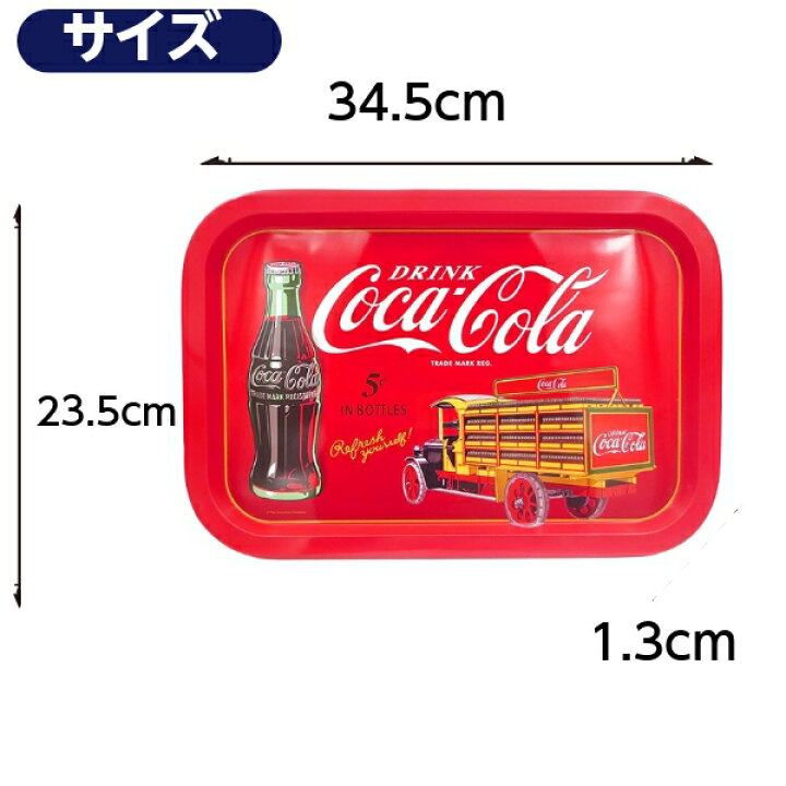 楽天市場】コカコーラ グッズ レクタングル ティン トレー おしゃれ 瓶 