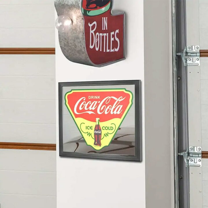 楽天市場】コカコーラ パブミラー ice cold グッズ 壁掛け 雑貨 コカ 