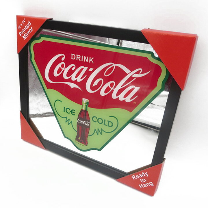 楽天市場】コカコーラ パブミラー ice cold グッズ 壁掛け 雑貨 コカ 