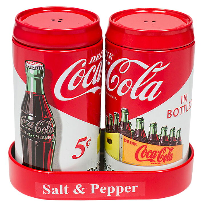 楽天市場】コカコーラ ソルト＆ペッパー 調味料入れ セット Ver.2 