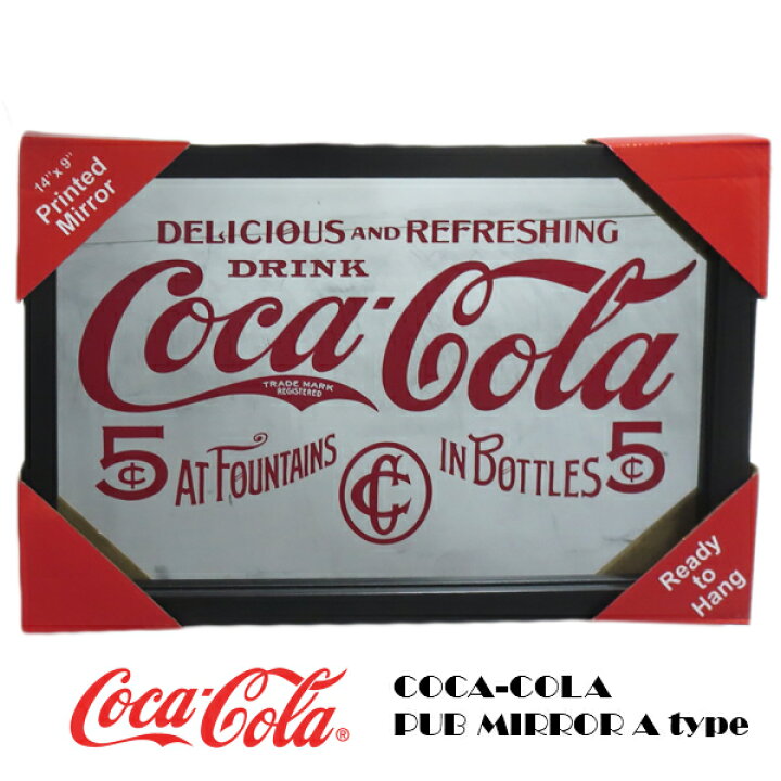 楽天市場】コカコーラ パブミラー コカコーラ グッズ アメリカン雑貨 